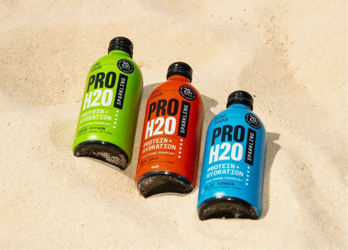 Three Different Flavours of Protein Water