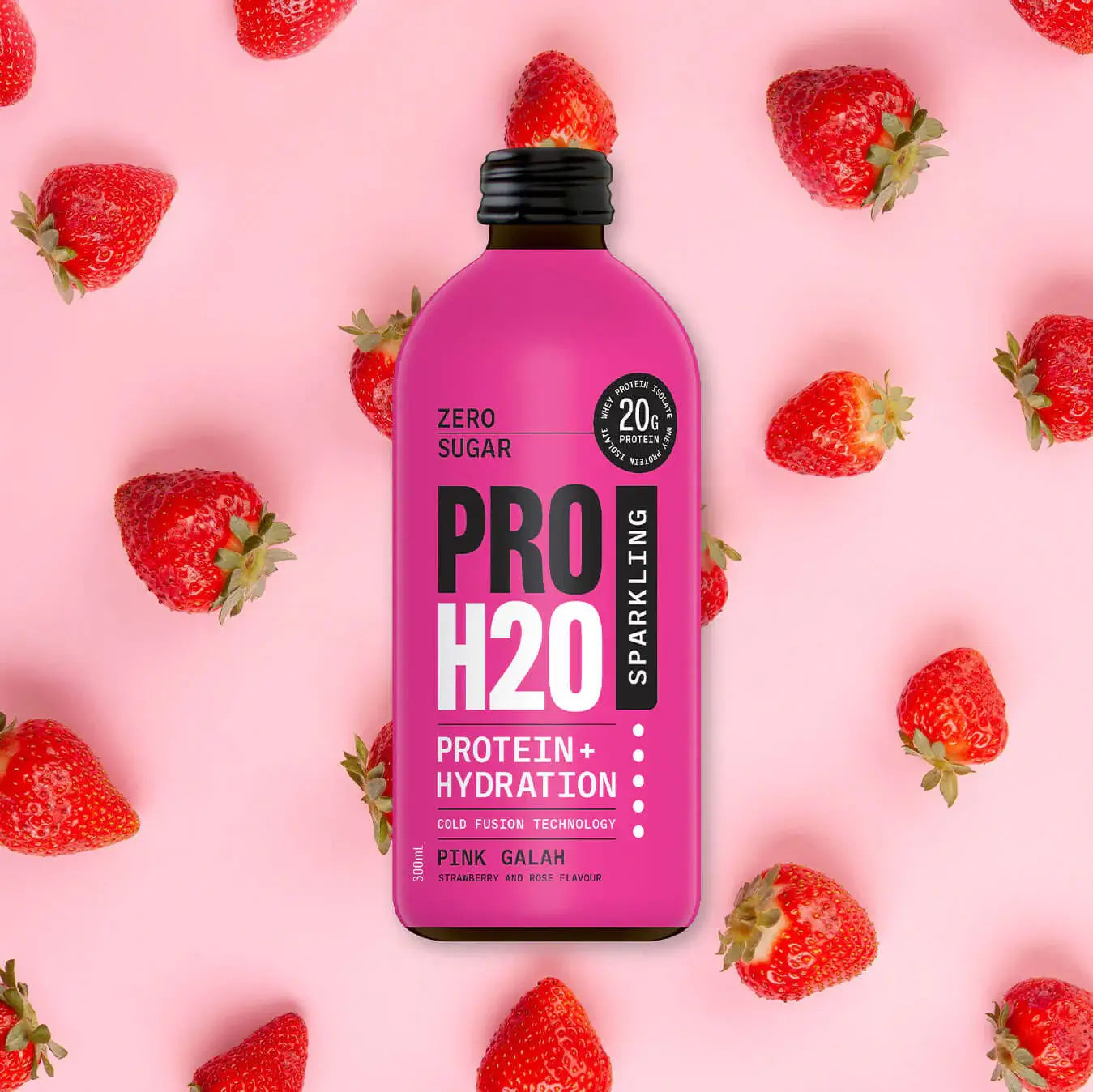 Pink Hydrated Protein Water